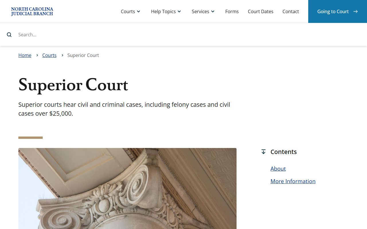 Davie County Clerk of Superior Court records Superior Court overview